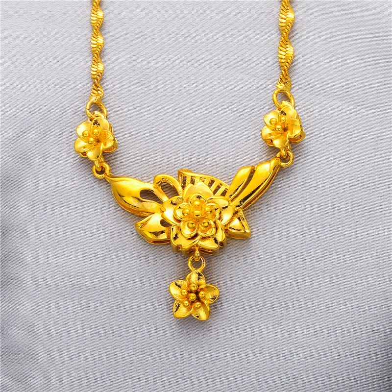 Dây Chuyền Mạ Vàng Đồng 2022 Kiểu Dáng Mới Thời Trang