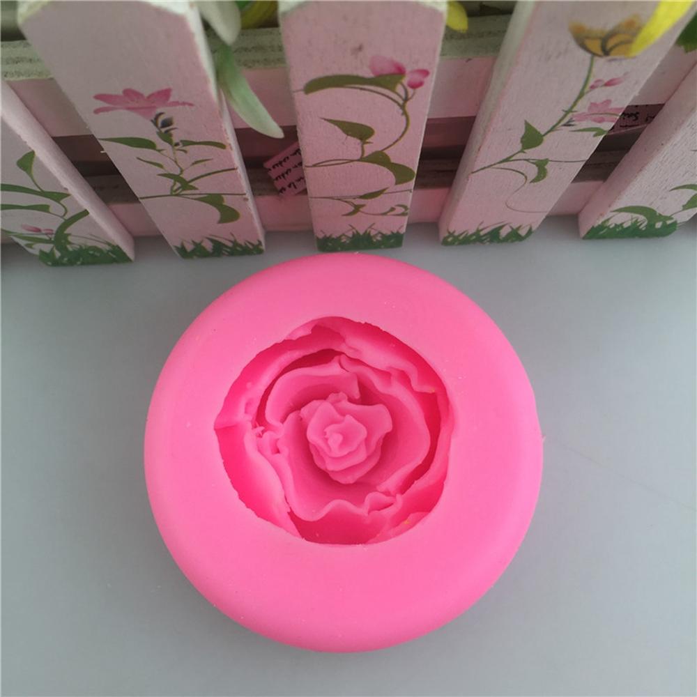 AUGUSTINA Khuôn Làm Bánh / Xà Phòng / Thạch Rau Câu Hình Bông Hoa Bằng Silicone