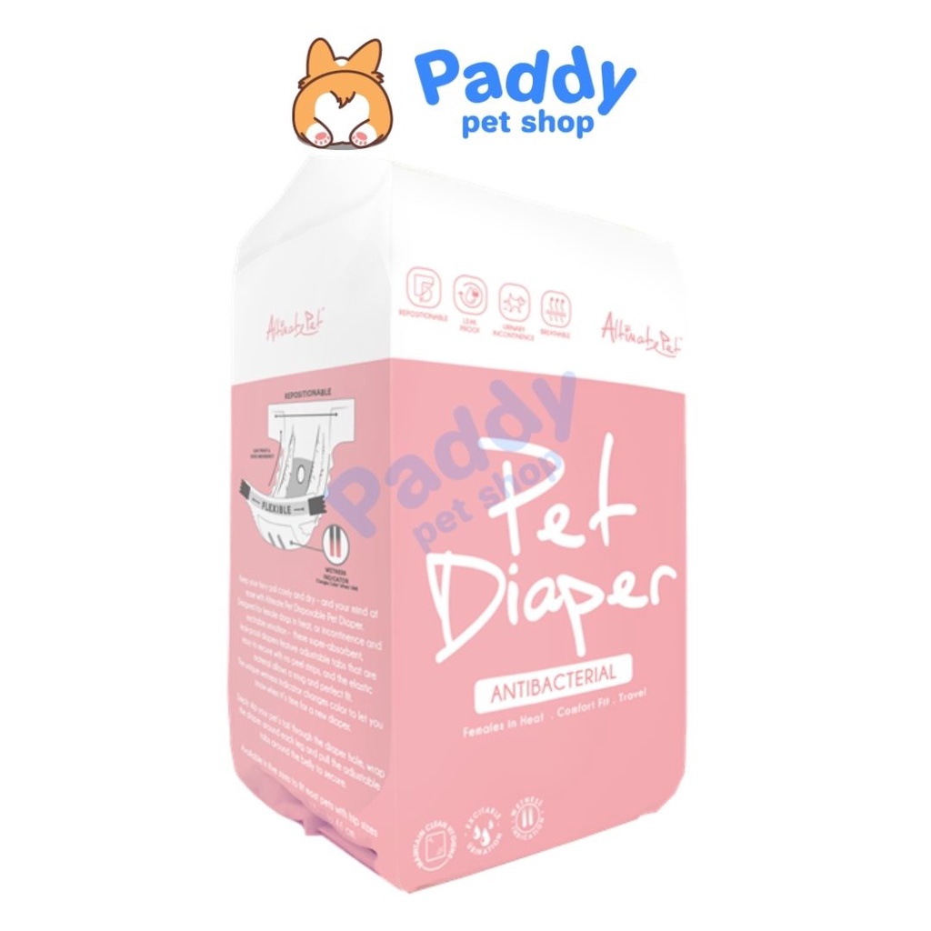 Tã Quần Altimate Pet Diaper Cao Cấp Cho Chó Mèo (Túi Hồng)