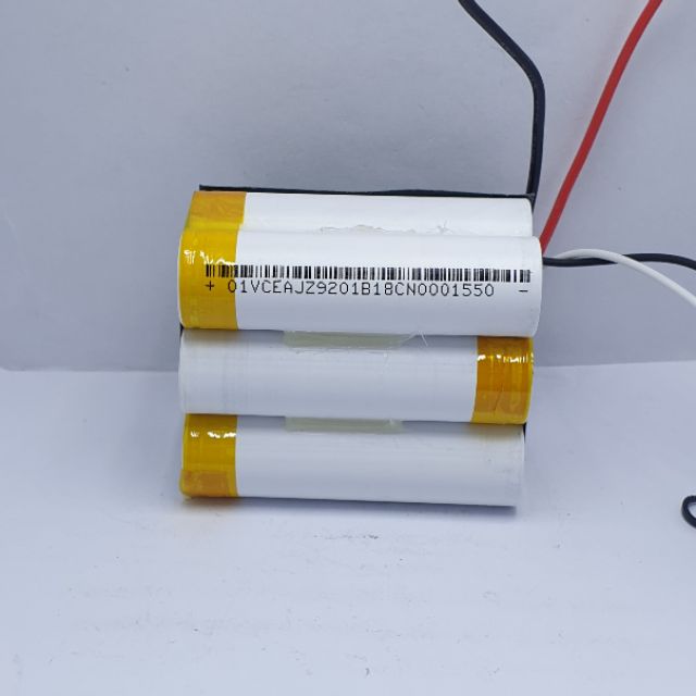 KHỐI PIN INR18650 -  3S-12.6V - 6.000mah Xả 20A