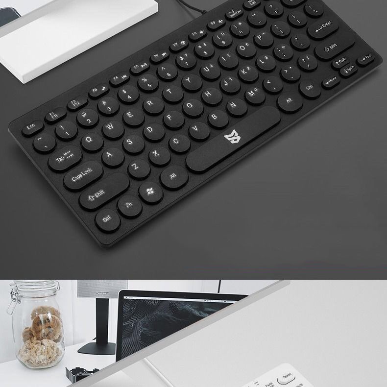 Bàn Phím / Set Bàn Phím Và Chuột Mini Siêu Mỏng Có Dây Usb Thông Dụng Cho Văn Phòng / Nhà Ở Có Bán Lẻ