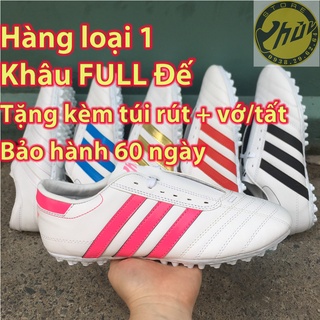 Giày CT3 Trắng Hồng khâu viền FULL đế, giày chuyên dụng sân cỏ nhân tạo, BH 60 ngày, tặng 2 Phụ Kiện