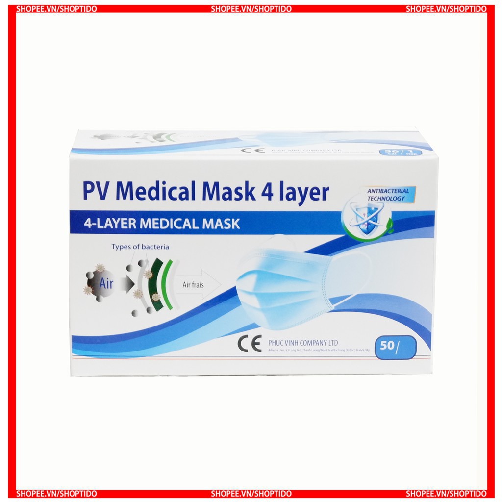 Khẩu trang y tế 💖𝑭𝑹𝑬𝑬𝑺𝑯𝑰𝑷💖 công nghệ kháng khuẩn 4 lớp NPP Shoptido - Bán lẻ từ 1 cái | BigBuy360 - bigbuy360.vn