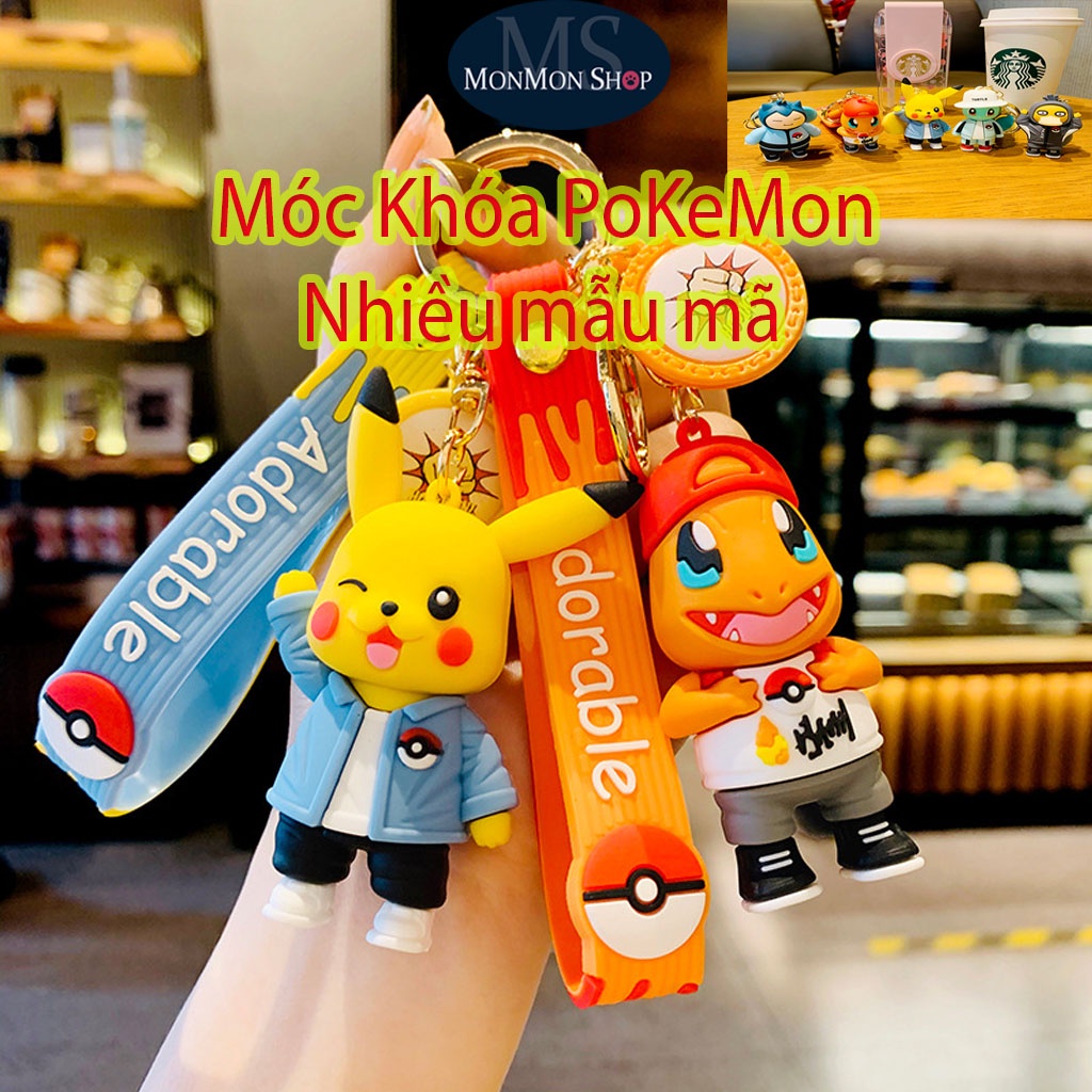 Móc Khóa Pokemon 🧸 Móc Khóa Anime siêu kute chất lượng đảm bảo