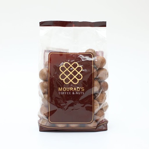Hạt macca úc vỏ nứt tự nhiên Mourad’s Coffee & Nuts Macadamia In Shell 500g tặng kèm đồ tách vỏ. Hàng nướng trực tiếp úc