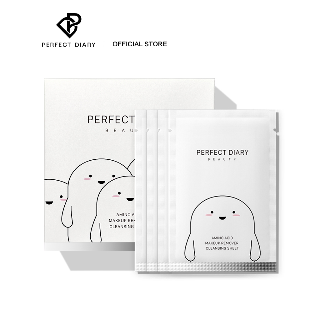 Khăn Tẩy Trang Perfect Diary Chứa Amino Acid Làm Sạch Lớp Trang Điểm |  Shopee Việt Nam