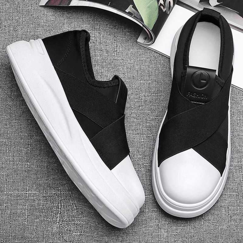 Giày lười đế cao kiểu dáng thời trang dành cho nữ