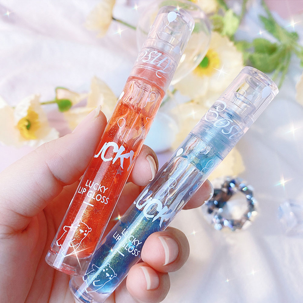 (Hàng Mới Về) Son Bóng Dưỡng Ẩm Chống Dính Thiết Kế Vỏ Đính Đá Lấp Lánh | BigBuy360 - bigbuy360.vn
