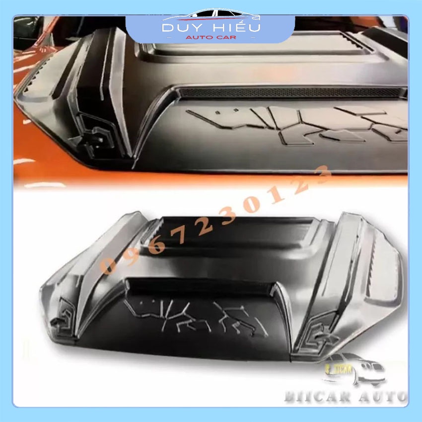 Ốp Capo FORD RANGER MẫuTê Giác - RHINO Cao Cấp Thái Lan