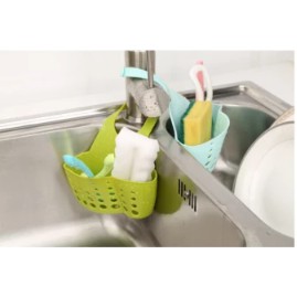 Giỏ có móc treo đựng đồ vòi rửa mặt, rửa chén bát