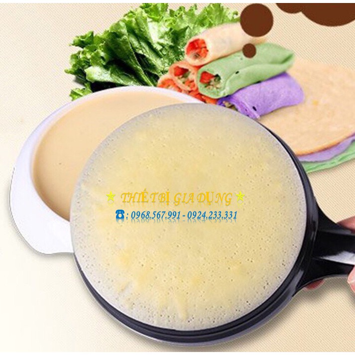 Máy làm bánh tráng, bánh crepe, bánh cuốn chống dính cao cấp