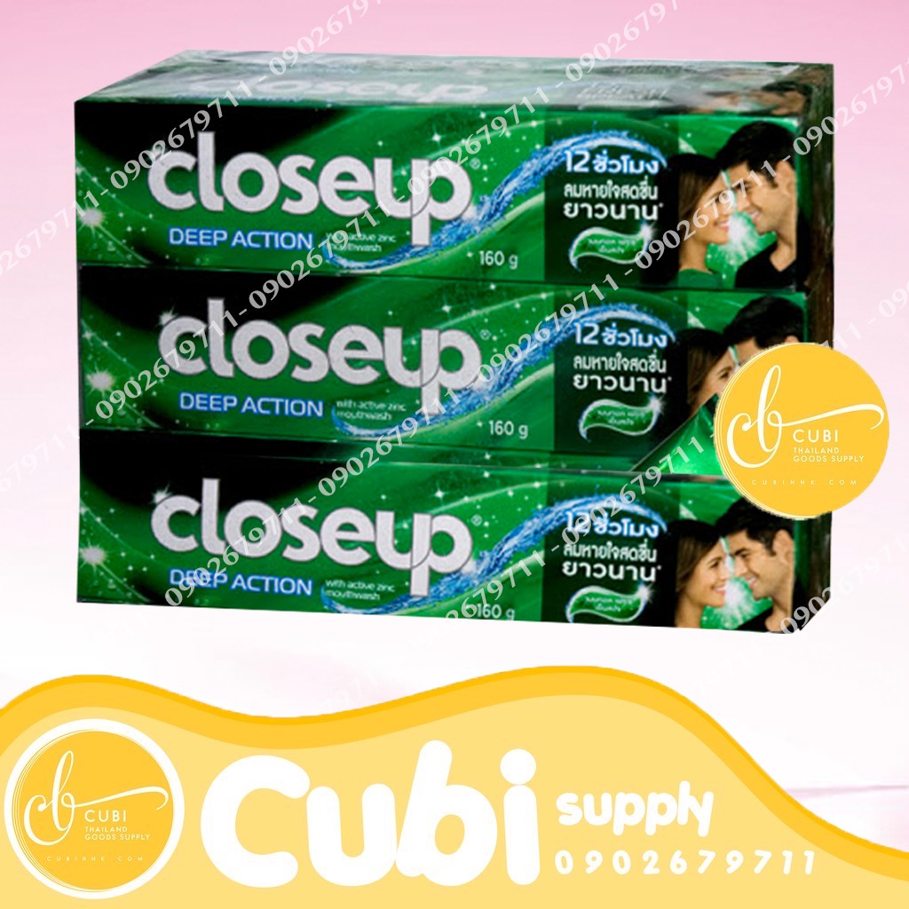 Combo 6 Hộp Kem Đánh Răng Close Up Thái Lan 160G