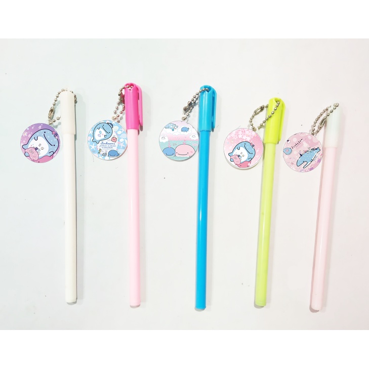 Bút jinbeisan kèm dây treo BMCI28 viết cute dễ thương thần tượng idol hoạt hình