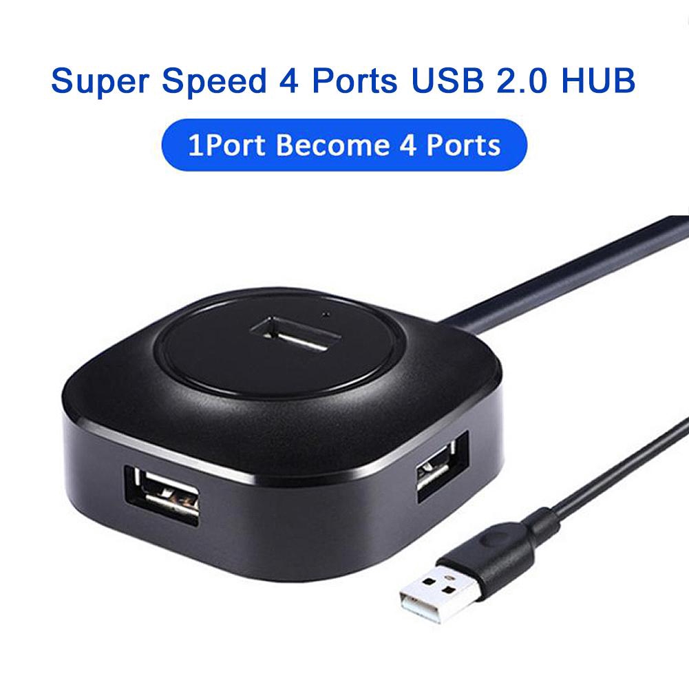 USB 2.0 Hub 4 Cổng USB Hub Splitter cho Mac, Windows, Linux Systems PC | BigBuy360 - bigbuy360.vn