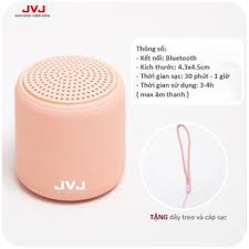 Loa di động Bluetooth JVJ Mini 3D BLT Không Dây - Âm Thanh Nổi Siêu Bass bỏ túi mang theo tiện lợi, Màu sắc bất kì