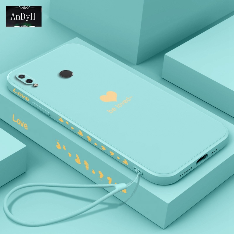 Ốp Điện Thoại Siêu Mỏng Bảo Vệ Máy Ảnh Kèm Dây Đeo Cho Huawei Nova 3i 3 4 4e Y9 2019 Y9 PrIme 2019