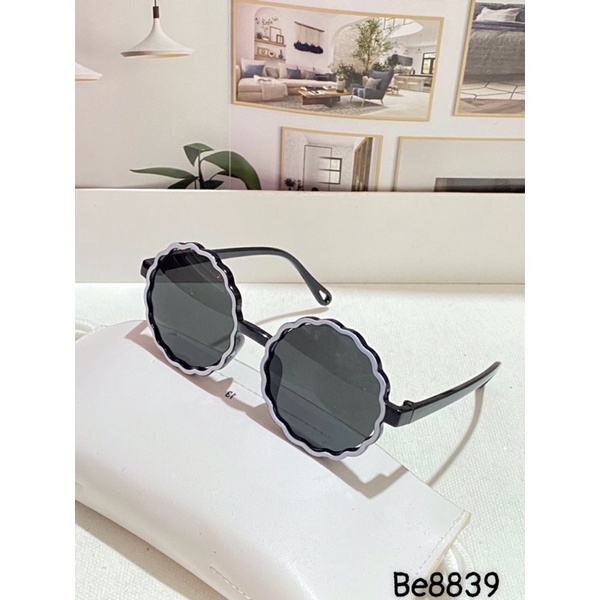 Kính mát mat em bé chống UV400, thiết kế mắt tròn dễ đeo, màu sắc thời trang