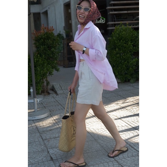 ÁO SƠ MI TRƠN DÀI TAY - LINEN SHIRT