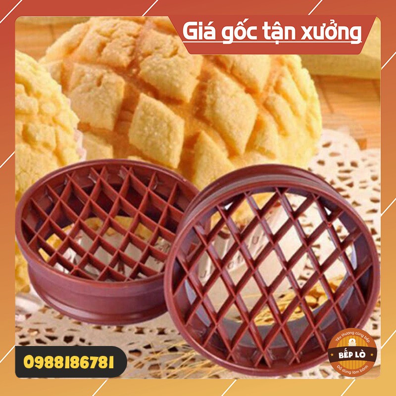 Dụng cụ làm bánh - Khuôn tạo vân bánh dứa - khuôn bánh donut TIỆN LỢI dễ sử dụng