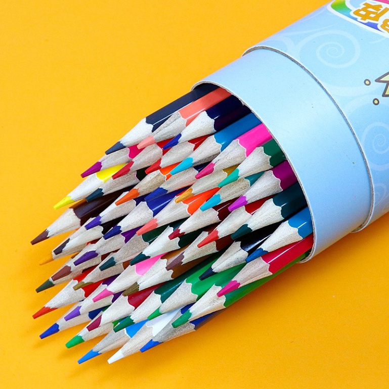 Bút chì màu tô chuyên nghiệp, bút chì màu dạng cốc chất lượng cao kèm gọt bút chì