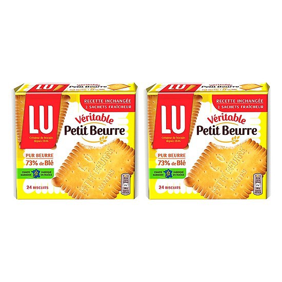 Bánh quy bơ lạt LU Veritable Petit Beurre, hàng nhập khẩu gói 200g
