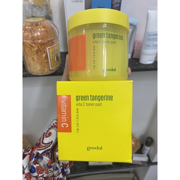 Toner Dạng Miếng Goodal Green Tangerine Vita C