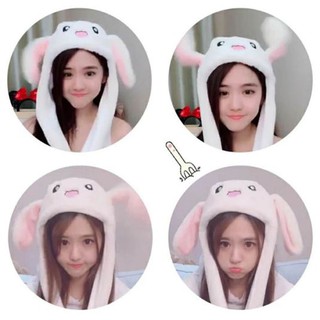 Mũ tai thỏ giật tai