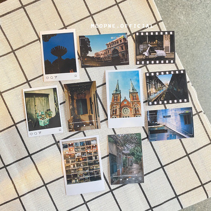 Set 10 sticker Sài Gòn Việt Nam