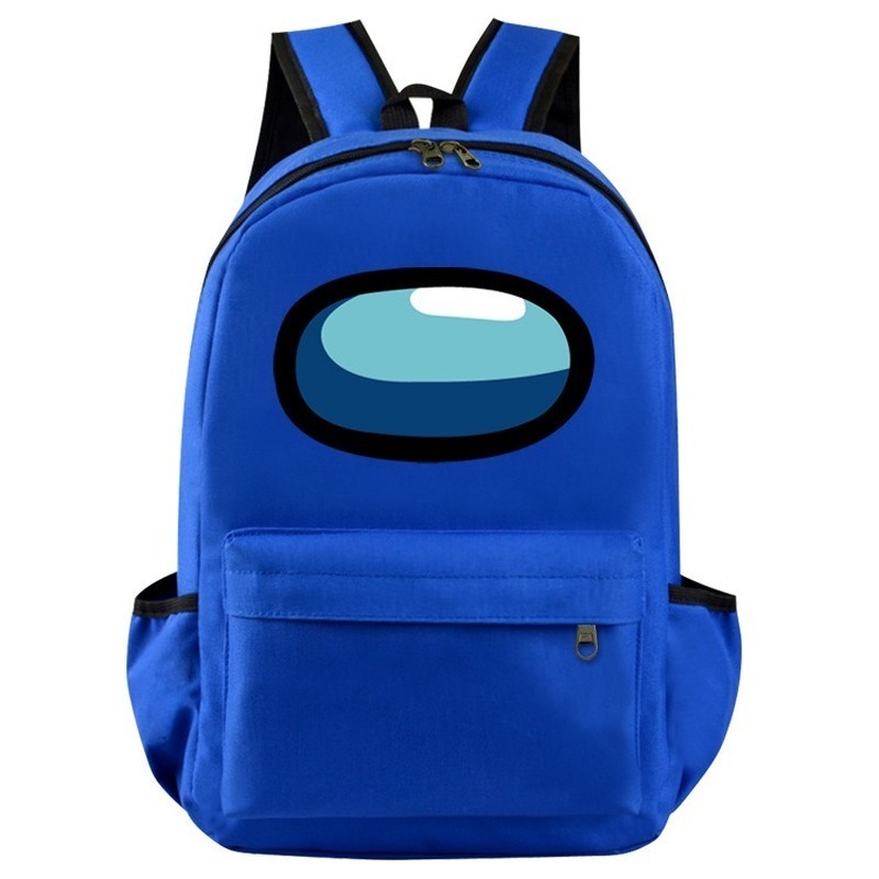 Among Us Games Peripheral Fashion Canvas Zipper Casual Backpack