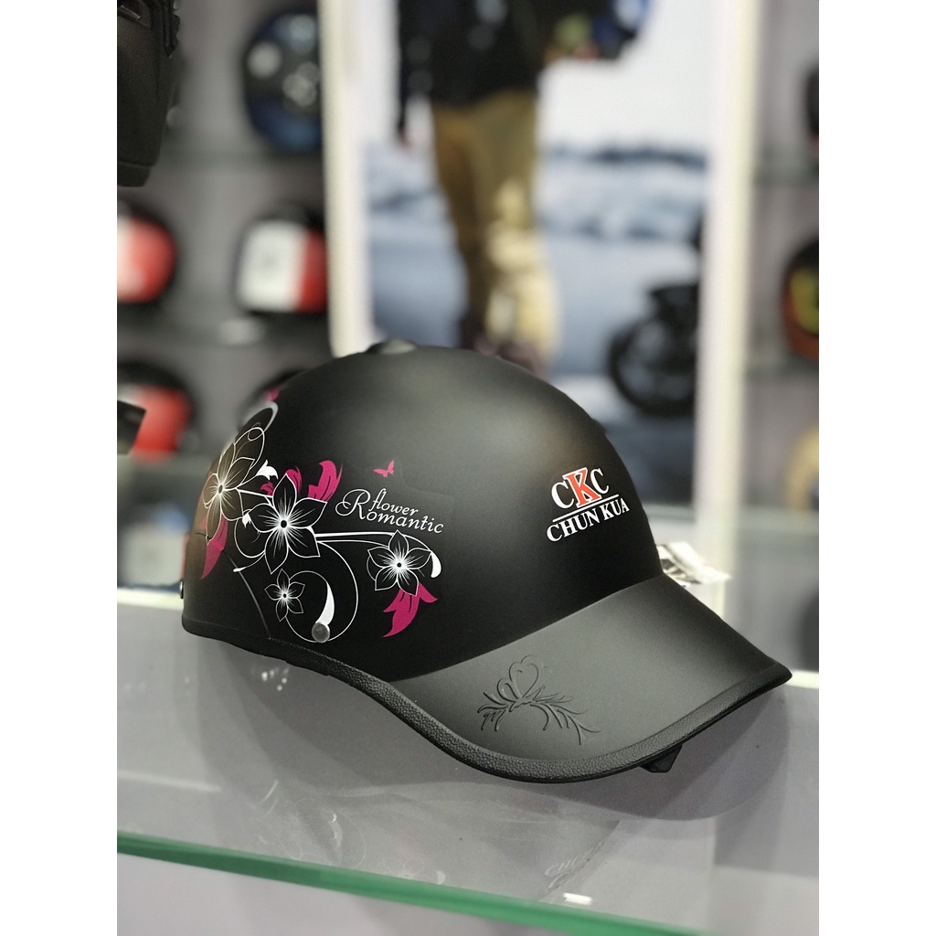 Mũ bảo hiểm thời trang CKC nữ - Cam kết chính hãng