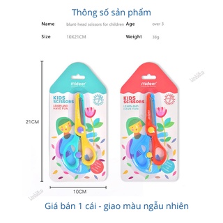 Kéo An Toàn Cho Bé Tập Cắt Thủ Công - Mideer MD4086 (1 cái)