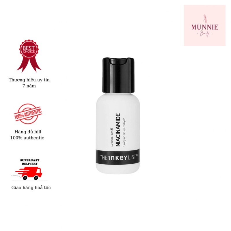 [Bill Sephora US] Tinh chất giảm thâm mụn The INKEY List Niacinamide