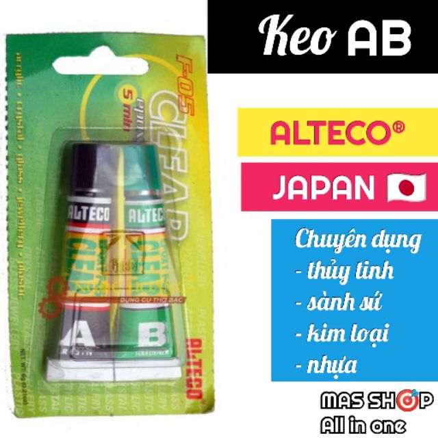 Keo dán đa năng AB / Sản phẩm của ALTECO® Nhật Bản