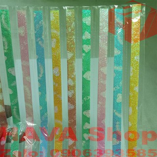 combo 10 xấp giấy xếp sao may mắn
