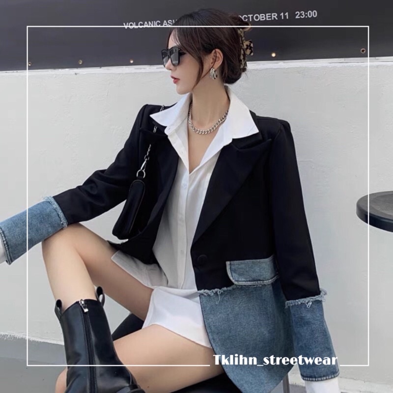 TKLIHN Áo khoác VEST ulzzang 2 màu FASHIONITA cá tính độc lạ 2021 KÈM ẢNH THẬT Ở CUỐI