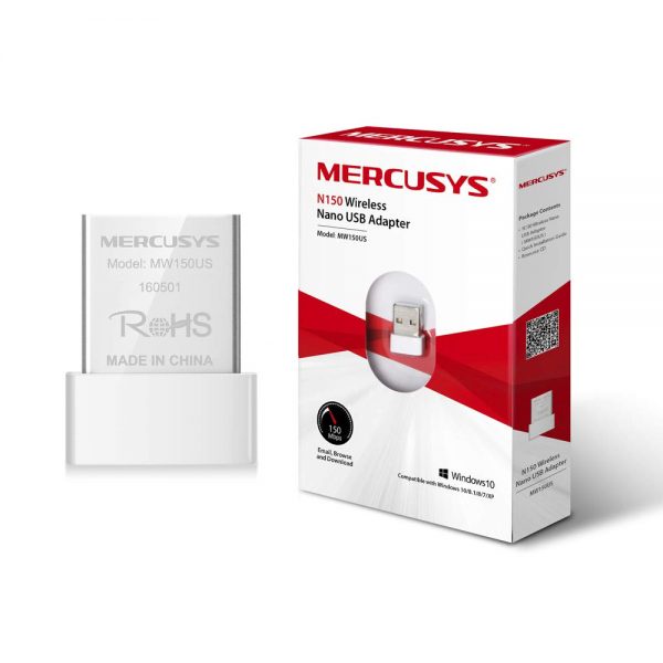 Usb wifi Mercusys 300Mbps tốc độ cao - Usb thu sóng wifi cho laptop PC máy bàn - Mercusys