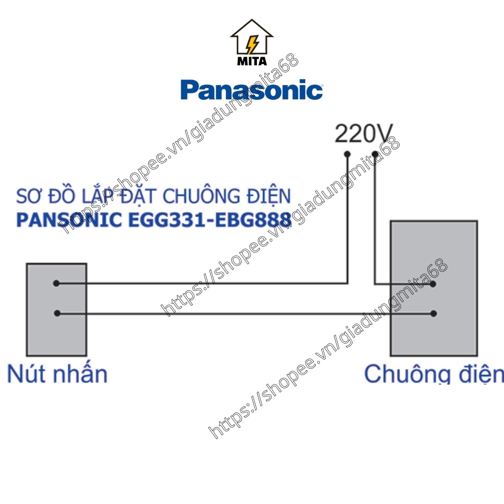 Chuông Cửa Điện Panasonic - MITA