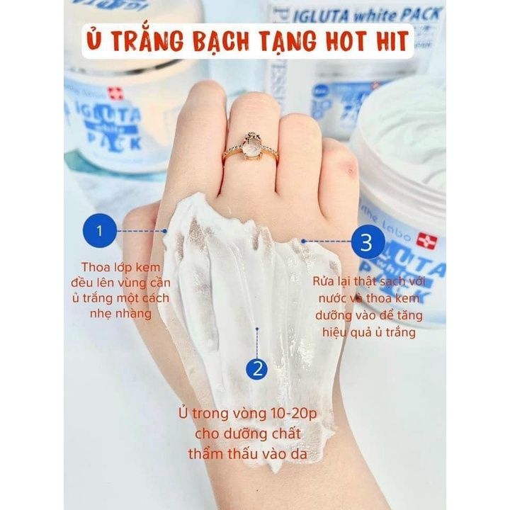 Ủ TRẮNG BẠCH TẠNG IGLUTA WHITE PACK NHẬT BẢN
