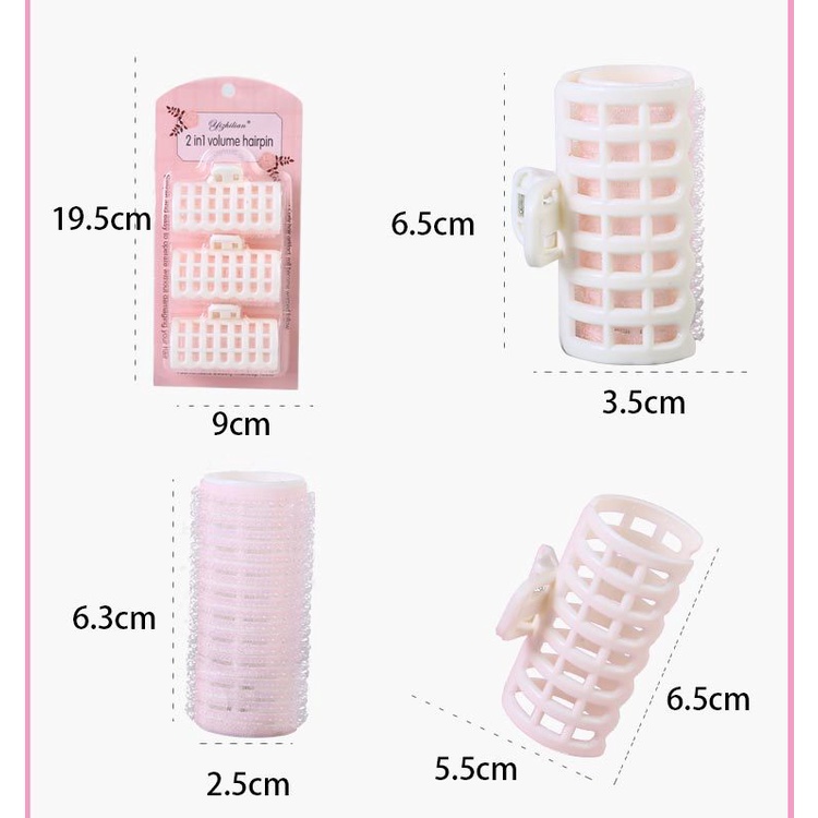 Set 3 Lô Uốn Tóc Tạo Kiểu Tiện Dụng Cho Nữ