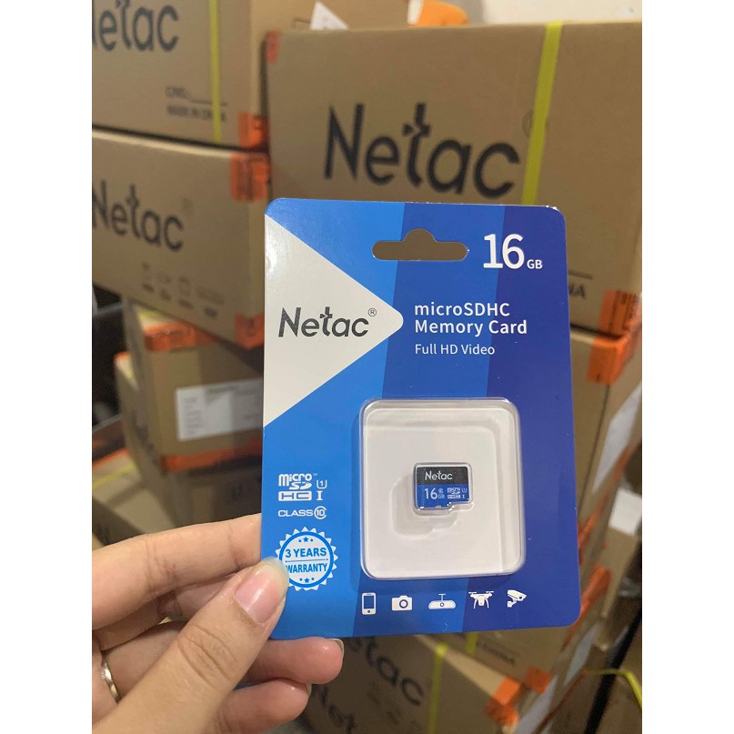 ️🎯️ Thẻ nhớ micro sd Netac 16GB U1 Class10 | BH 3 Năm 💛 💛 💛 [ 💯 HÀNG CHÍNH HÃNG]