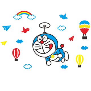 🌻DECAL DÁN TƯỜNG 3D MẪU 5 🎀 DORAEMON HOUSE