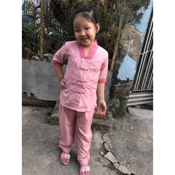 Đồ Lam Đi Chùa cho bé ##đồ bô bé la hán phối đi chùa