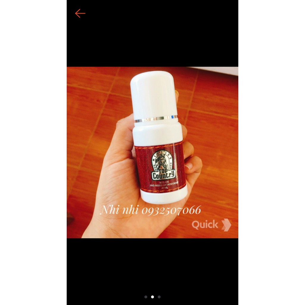 Lăn khử mùi Ngựa Top Country Thái Lan 60ml | BigBuy360 - bigbuy360.vn