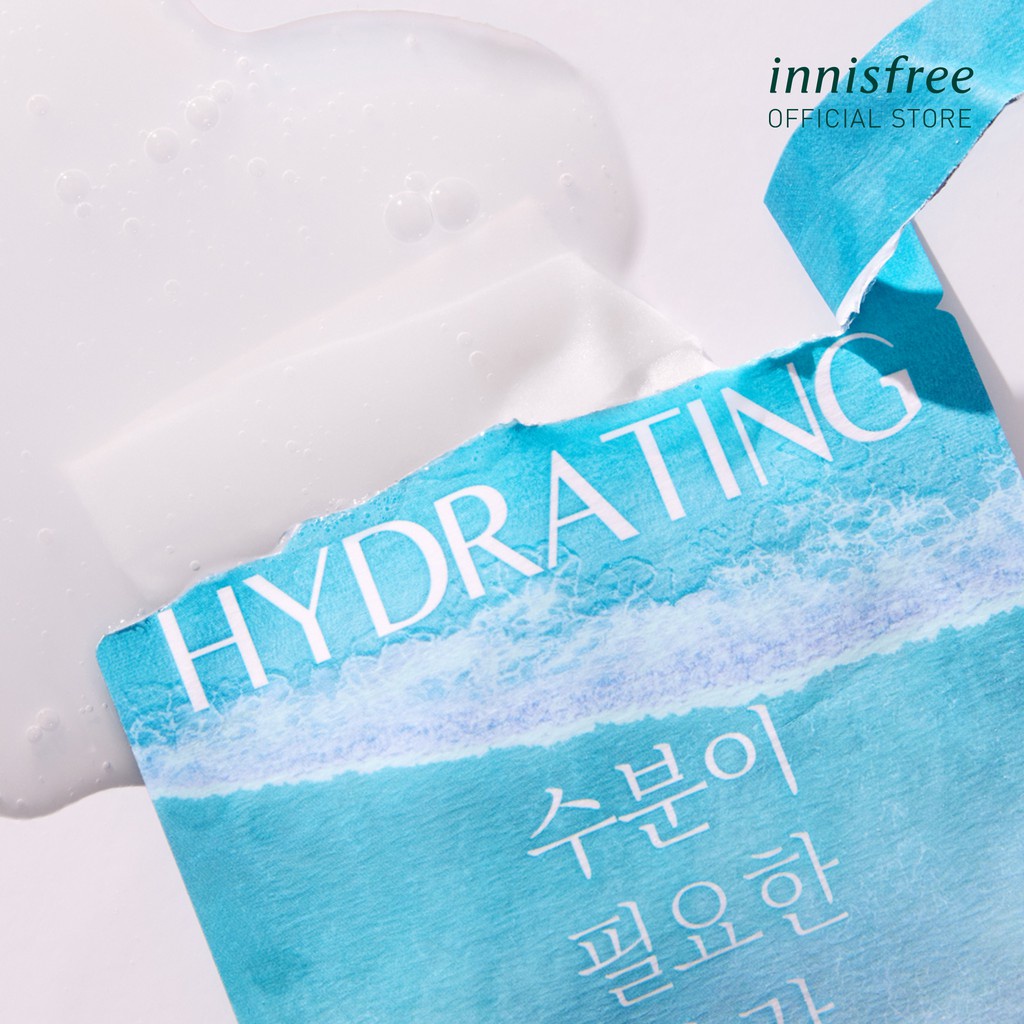 [Mã COSIF03 giảm 10% đơn 400K] Bộ sản phẩm 10 mặt nạ dưỡng ẩm da innisfree Hydrating Moment For Skin Mask Set