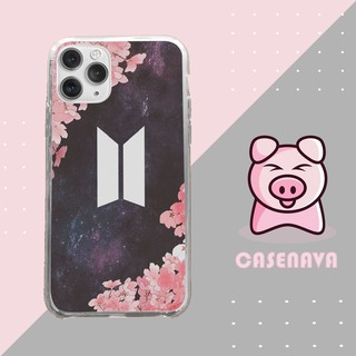 Ốp Lưng BTS Space New Logo Floral Space  cho Iphone 5 6 7 8 Plus 11 12 Pro Max X Xr KORPOD00101