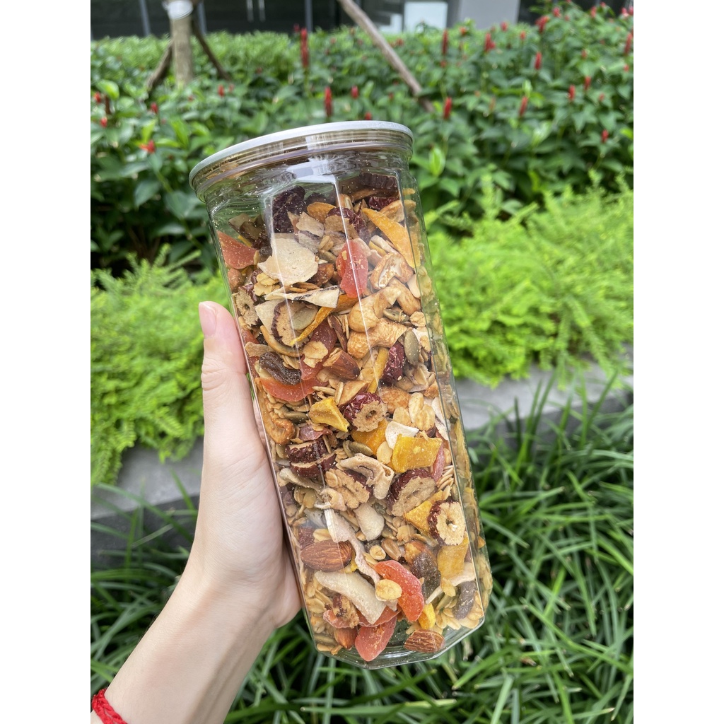 Granola siêu hạt ăn kiêng ngũ cốc giảm cân dinh dưỡng không đường Hàng loại Vip ăn là ưng - Ăn Vặt Cậu Ba Sài Gòn