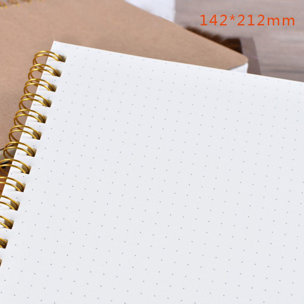 Sổ Tay Khổ A5 Bìa Giấy Kraft Dày Tiện Lợi