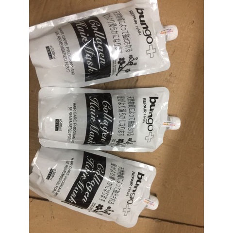 (Túi 500ml) Dầu Hấp, Ủ, Mặt Nạ Dưỡng Tóc Bungo Dành Cho Mọi Loại Tóc