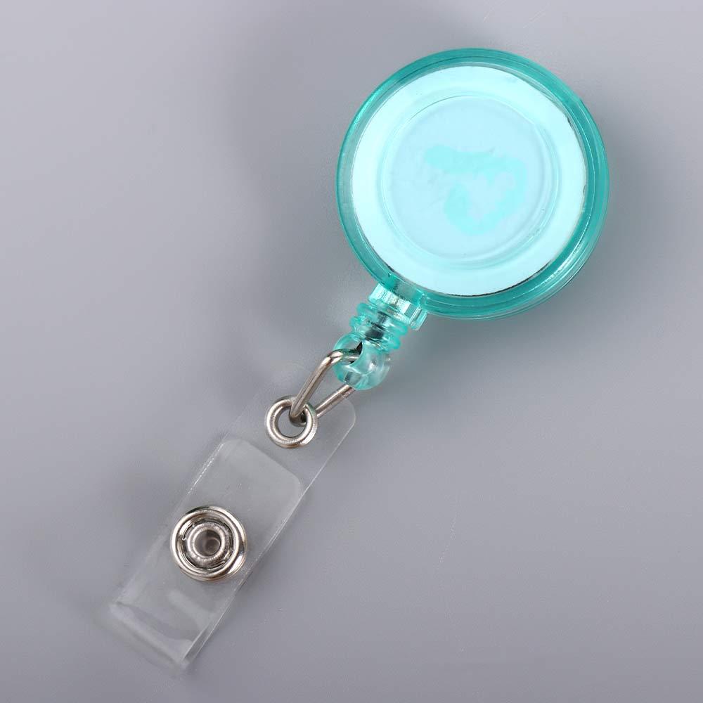 Kẹp Giữ Thẻ ID / Thẻ ID Trong Suốt Có Thể Thu Gọn Tiện Dụng Cho Học Sinh Giá Đỡ