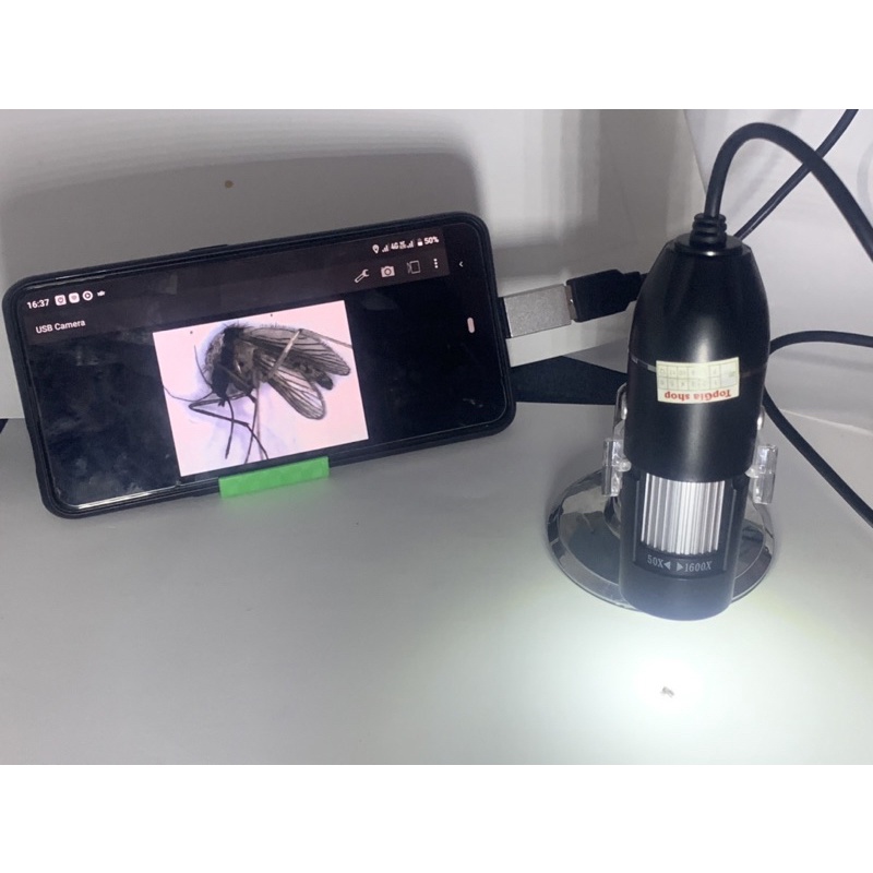 Kính hiển vi điện tử kết nối smartphone và máy tính phóng đại 1600x Digital. Hàng thanh lý